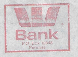 New Zealand 1990 Airmail Cover Meter Stamp Slogan W Bank Westpac Banking Corporation From Auckland - Cartas & Documentos