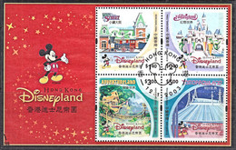 B0255 HONG KONG 2003, SG MS1154 Disneyland, Fine Used - Usados