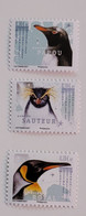 TAAF 2019 Manchots N° 904/906 ** - MNH - Manchot Royal Papou Gorfou Sauteur - Unused Stamps