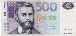 Estonia 500 Krooni 2000 VF P-83a Prefix AX "free Shipping Via Registered Air Mail" - Estonie