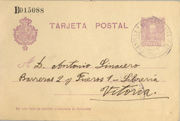 1926  , VIZCAYA   , E.P. 57 CIRCULADO , CASTILLO Y ELEJABEITIA ( ARTEA ) - VITORIA - 1850-1931