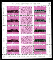 SCHWEIZ BLOCK KLEINBOGEN 1980-1989 Nr 1214 Und 1215 S5CD552 - Blocks & Sheetlets & Panes