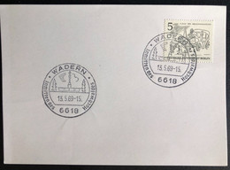 GERMANY 6618 « WADERN », « Inmitten Des Hochwaldes »,  « Special Commemorative Postmark »,1969 - Covers & Documents