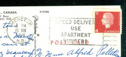Flamme / Slogan Cancel "Speed Delivery Use Apartment Number"; Timbre Scott # 404 Stamp; Moncton NB (9959) - Covers & Documents