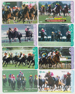 LOT De 14 Cartes JAPON - ANIMAL - CHEVAL - RACING HORSE JAPAN JRA Cards  - PFERD - 439 - Horses