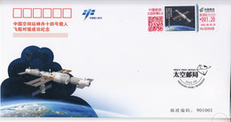China 2022  Shenzhou 14 Spacecraft  Launching And Docking With Space Station ATM Stamp  Commemorative Covers(2v) - Asie