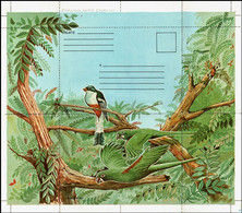 CUBA 1987 Original & Unique Test. Proof Letter Envelope Without Printed Stamp Parrot, Bird Exhibit Item ,Very Rare (**) - Cartas