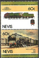 672 Nevis Locomotive SNCF Class 240P MNH ** Neuf SC (NEV-30b) - Trains