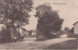 CPA 88 Vosges - ETIVAL - Route De St Dié - Etival Clairefontaine