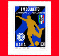 Nuovo - MNH - ITALIA - 2021 - Inter - Squadra Vincitrice Del Campionato Di Calcio Di Serie A – B - 2021-...: Ungebraucht