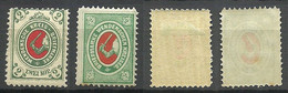 RUSSIA Latvia 1878/1879 Lettland Wenden Michel 9 & 10 MH/MNH - Nuevos