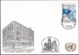 UNO WIEN 2005 Mi-Nr. 272 WEISSE KARTE - PRAG 16.09.2005 - Covers & Documents