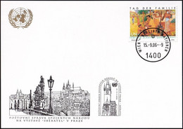 UNO WIEN 2006 Mi-Nr. 280 WEISSE KARTE - PRAG 15.09.2006 - Covers & Documents