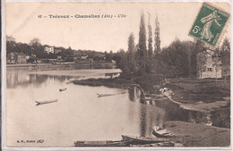 CPA - Trévoux - Chamallan - L'Ile - Trévoux