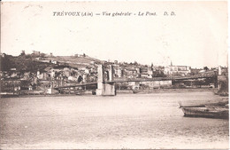 CPA - Trévoux - Vue Générale - Le Pont - Trévoux