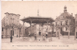 CPA - Trévoux - Place De La Terrasse Et Kiosque à Musique - Trévoux