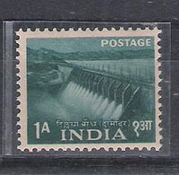 5Yr Plan Series, 1955, 1an, MNH, Damodar Valley Dam - Unused Stamps