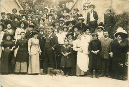 Capvern * Carte Photo * Groupe Famille De La Commune * Photo SERNIN - Andere & Zonder Classificatie