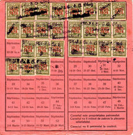 Romania, 1935/1936, Social Insurance Ticket - Revenue Fiscal Stamps / Cinderellas - Revenue Stamps