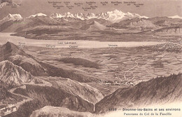 CPA - Divonne-les-Bains Et Ses Environs - Panorama Du Col De La Faucille - Divonne Les Bains