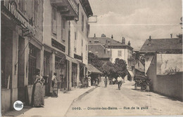 CPA - Divonne-les-Bains - Rue De La Gare - Divonne Les Bains