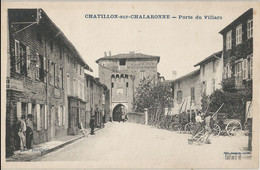 CPA - Châtillon-sur-Chalaronne  - Porte Du Villars - Châtillon-sur-Chalaronne