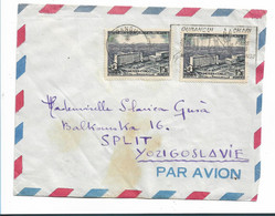 FAF169 / FRANKREICH - Hospital Brazzaville 1957 (2 X) - Cartas & Documentos