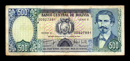 Bolivia 500 Bolivianos Eduardo Avaroa D. 1981 Pick 166 BC F - Bolivie