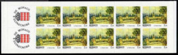 Année 1992 - N° 8 - Timbre N° 1833 X 10 - Vues Du Vieux Monaco-Ville : La Placette Bosio - Carnets