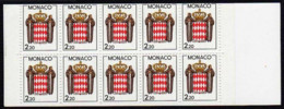 Année 1987 - 1988 - N° 1 Et 2 - Timbres N° 1613 Et 1623 X 10 - Armoiries Stylisées - Carnets