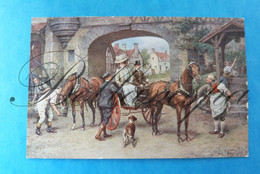 T.S.N. Serie 1211 Cheval  Attelage Victorian Style , Edit Theo Stroefer Nürnberg Litho - Jagd