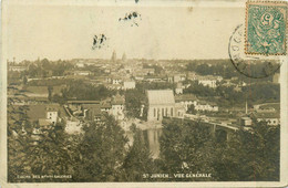 St Junien * Carte Photo * Vue Générale Sur La Commune * Pont - Saint Junien