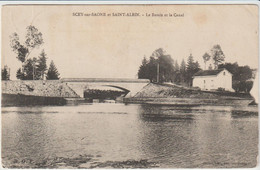 Scey-sur-Saône-et-Saint-Albin (70 Haute Saône ) Le Bassin Et Le Canal - Scey-sur-Saône-et-Saint-Albin