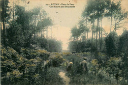 Royan * Dans Le Parc * Une Route Peu Fréquentée - Royan