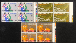 HONG KONG 1978 + 1979 2 SETS IN CORNER B\4, TONING - Nuovi