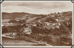 General View, Llanfair-Talhaiarn, Near Abergele, Denbighshire, 1936 - Valentine's RP Postcard - Denbighshire