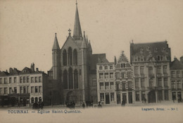 Tournai // Eglise Saint Quentin Ca 1900 - Doornik