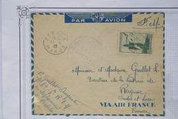 AX5 MAROC BELLE  LETTRE FM 1942  PAR AVION FEDALA  A REIGNAC FRANCE +AIR FRANCE ++AFFRANCH. INTERESSANT - Storia Postale