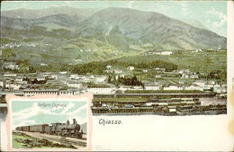 SWITZERLAND -  CHIASSO - STAZIONE FERROVIARIA / RAIL STATION - TRAIN  GOTTHARD EXPRESS - 1900s (14129) - Chiasso