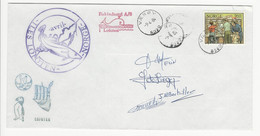 Enveloppe Signée - Association NORD-SUD - Iles LOFOTEN - Norvège 9/4/84 - Programmes Scientifiques