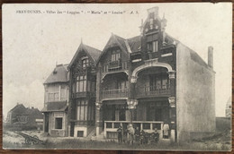 Bray-Dunes Villa Des "Loggias", "Maria" Et "Louise". Carte Précurseur - Circulée 1915. Animée - Bray-Dunes