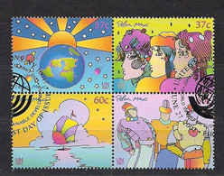 Nations Unies 2002 Yvertn° 882-885 (o) Oblitéré Cote 4,20 € Johannesburg - Used Stamps