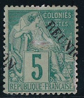 Réunion N°20 - Variété Surcharge à Cheval - Neuf Sans Gomme - Rousseur - B/TB - Unused Stamps