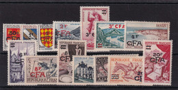 Réunion N°307/319 - Neuf ** Sans Charnière - TB - Unused Stamps