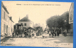 89 - Yonne - Cheroy - La Rue De La Republique Pres Le Marche Aux Volailles (N8308) - Cheroy