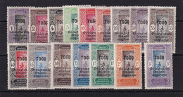 Togo N°84/100 - Neuf * Avec Charnière - N°87 B Sinon TB - Unused Stamps