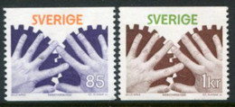 SWEDEN 1976 Work Protection MNH / **.  Michel 964-65 - Nuevos