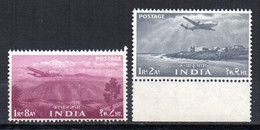 Sellos Nº A-5/6   India - Poste Aérienne