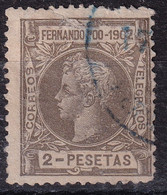 1902 FERNANDO POO. ALFONSO XIII 2 Pts Usado. MUESTRA - Fernando Po