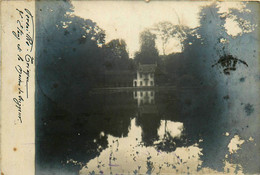 Versailles * Carte Photo * Trianon * L'étang Et La Maison Du Seigneur - Versailles